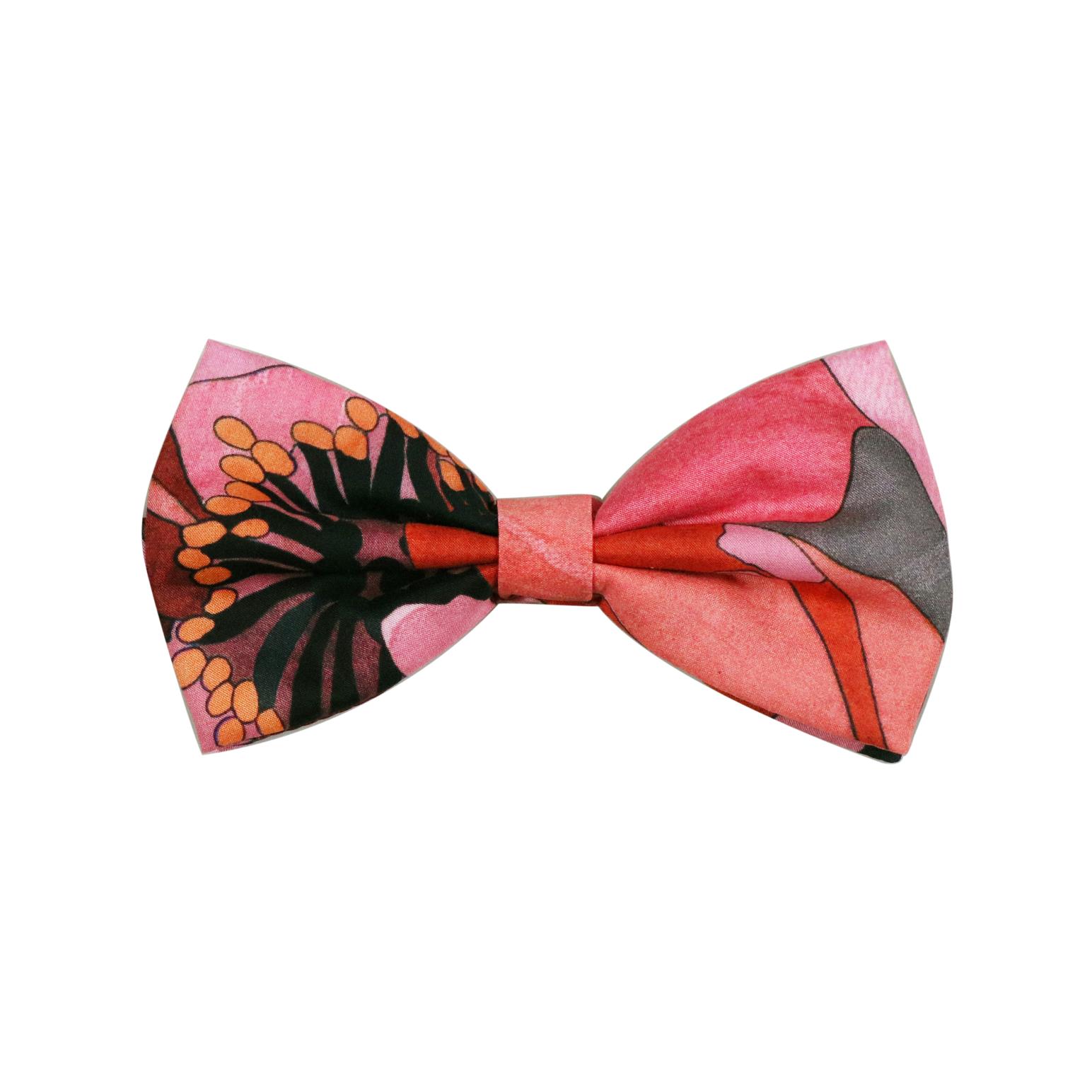 Parisian With Liberty Peony Parade Dean Band Pre-Tied Bow